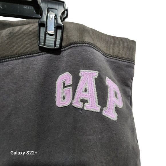 Gap Wide Leg Stretch Pants Womens XL Spell Out Preppy Drawstring Y2K College - Picture 4 of 4